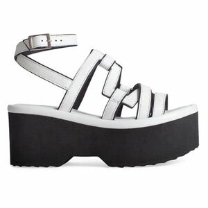 BRAND NEW in box PIERRE HARDY Kaliste Calfskin Caged Platform Sandals Size 38/8